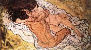 the embrace, Egon Schiele